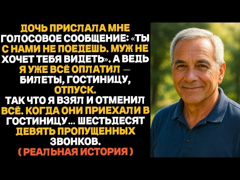 Видео: Дочь прислала голосовое_ «Ты с нами не полетишь. Муж не хочет, чтобы ты был рядом…»