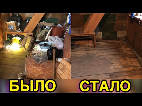 Видео: Уборка в заброшенном доме / все в костер🔥