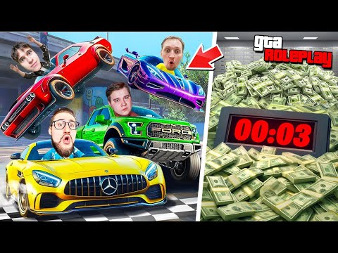 Видео: 1 МИНУТА ТВОЕГО ВРЕМЕНИ = 1.000.000$! ЧЕМ ДОЛЬШЕ В ИГРЕ - ТЕМ ХУЖЕ! (GTA 5 RP)