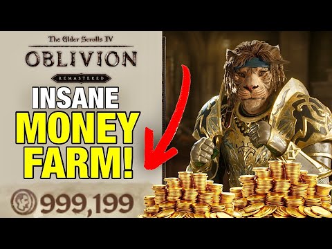 Видео: БЕЗУМНЫЙ МАГАЗИН денег в Oblivion Remastered! 500 тысяч в час | Лучший баг с деньгами в Oblivion ...