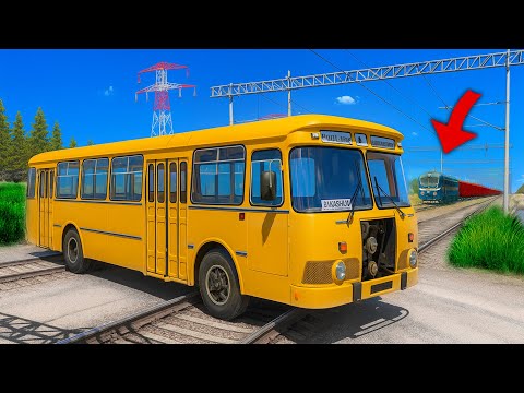 Видео: ЗАГЛОХ НА Ж/Д ПЕРЕЕЗДЕ - EURO TRUCK SIMULATOR 2 + РУЛЬ