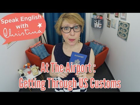 Видео: В аэропорту: прохождение таможни США