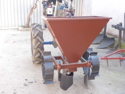 Видео: САМОДЕЛЬНАЯ КАРТОФЕЛЕСАЖАЛКА И МОТОБЛОК КРОТ..?  ЛЕГКО И ПРОСТО !!!