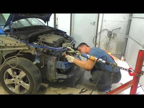 Видео: Сузуки сх 4 ремонт кузова Suzuki SX4 auto body repair