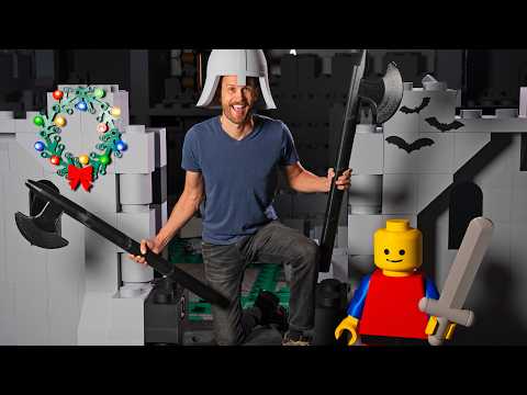 Видео: 3D-печать гигантского замка в стиле LEGO!