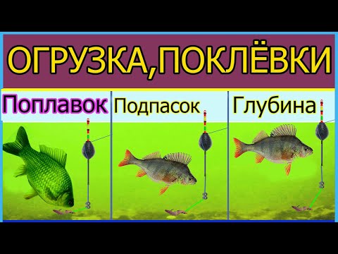 Видео: 🐟 ОГРУЗКА поплавка, ПОКЛЁВКИ (ПЕРЕЗАЛИТОЕ ! прежнее видео с ОЗВУЧКОЙ) fishing, Установка Глубины