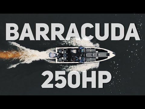 Видео: Лодка "БРАКОНЬЕРОВ" для спортивной рыбалки?!   Обзор лодки "Барракуда" с мотором ямаха 250 л.с