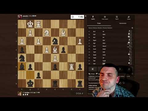 Видео: Легкі фігури запатували Короля | Захист Беноні: Варіант Пенроуза. Бліц