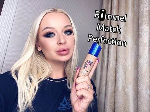 Видео: Rimmel match perfection Тональная основа в оттенке soft beige