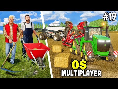 Видео: МЕГА ФЕРМА с 0$ на плоской карте с @FarmingGenius 👉 #19