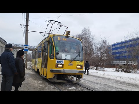 Видео: Трамвай №5 (Екатеринбург). Шарташ - Уралмаш, Пл. 1-й пятилетки