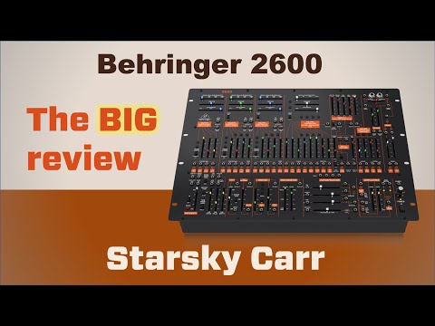 Видео: Обзор, демонстрация и прохождение Behringer 2600: полная распаковка!