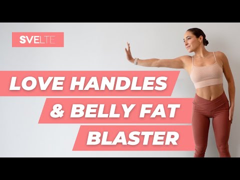 Видео: Ускоритель сжигания жира на животе и боках | Тренировка для сжигания жира | Только стоя + без обо...