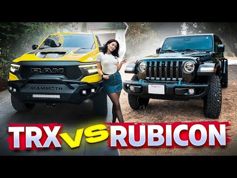 Видео: RAM TRX vs JEEP RUBICON - какой из американцев лучше на бездорожье?