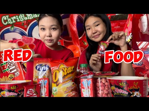 Видео: Зөвхөн УЛААН өнгийн хүнс идэх🍓🍝🌶️