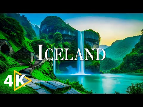Видео: FLYING OVER ICELAND (4K UHD) — успокаивающая музыка и красивые видеоролики о природе