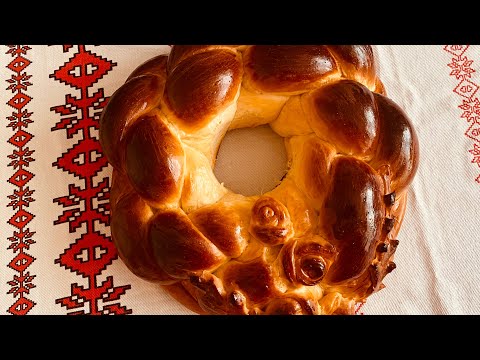 Видео: Рождественский калач. Сладкий сдобный калач. Воздушный как облако!