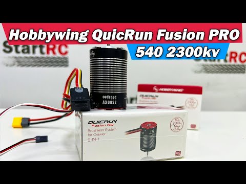 Видео: Обзор бесколлекторной системы Hobbywing QuicRun Fusion PRO 2300kv. Тест драйв