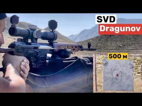 Видео: СВД / Тигр 7.62х54. Краткий обзор и серия на 300 и 500м.