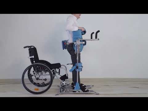 Видео: Динамический параподиум PD. Аппарат на нижние конечности и туловище ортез.