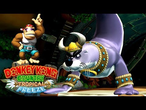 Видео: Donkey Kong Country Tropical Freeze #2 — Цирк с КОНЯМИ {Switch}