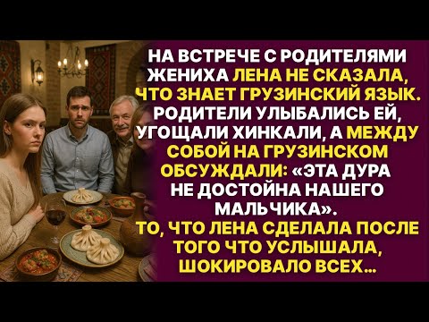 Видео: Лена сделала вид, что не понимает грузинский на встрече с родителями мужа