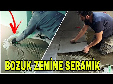 Видео: КАК КЛЕТЬ ПЛИТКУ И КЕРАМИКУ НА ПОВРЕЖДЕННЫЙ ПОЛ? Подробно от А до Я!! (ЖДАЛАЯ ВИДЕО!)