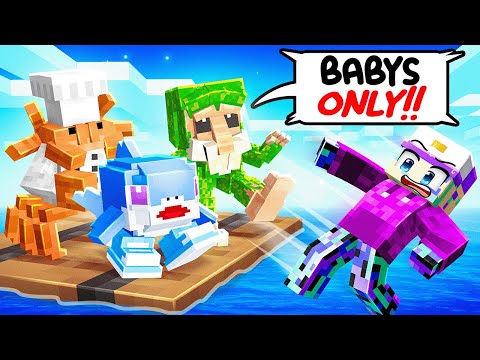 Видео: ЗАПИРАНЫ на ОДНОМ ПЛОТУ с МОЗГОВЫМИ МАЛЫШАМИ!