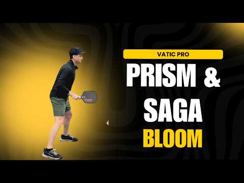 Видео: Краткий обзор: ракетки для пиклбола Vatic Pro Prism Bloom и Saga Bloom — одна всего за 99 долларов!