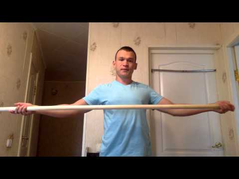 Видео: ЛФК плечевого пояса с гимнастичекой палкой