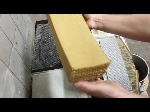 Видео: Матрица для изготовления литой вощины