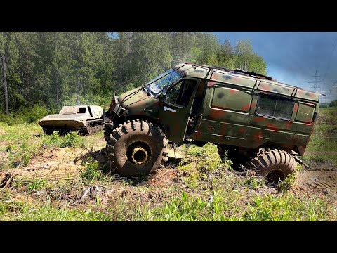 Видео: Газель МОНСТР-ТРАК против самой слабой БМП
