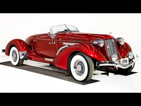 Видео: Auburn Speedster 1936 года продаётся в Volo Auto Museum (V21805)