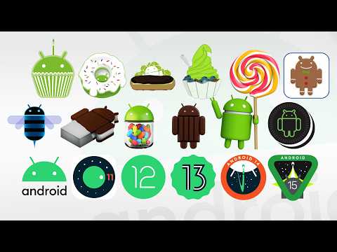 Видео: Эволюция ОС ANDROID: от Android 1.0 до Android 15 | 2008–2024
