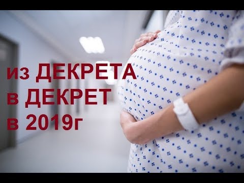 Видео: Из декрета в декрет в 2019г. Заявление о замене лет.