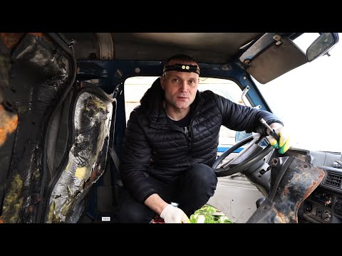 Видео: Оживление полноприводного автобуса который врос в землю.