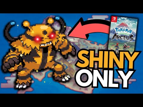 Видео: Pokemon Legends Arceus, но я могу использовать только SHINIES