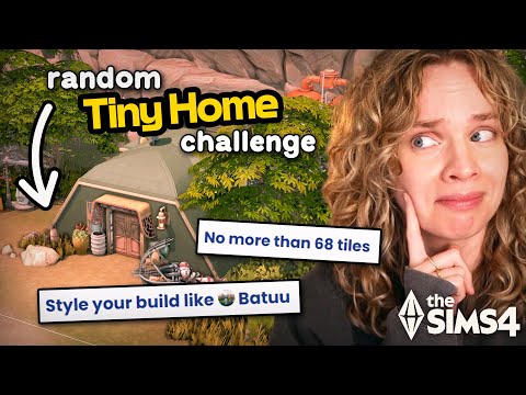Видео: Я попробовал построить СЛУЧАЙНЫЙ МАЛЕНЬКИЙ ДОМ в The Sims 4!