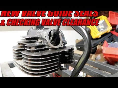 Видео: Yamaha Warrior 350 часть 4 замена направляющих колпачков клапанов