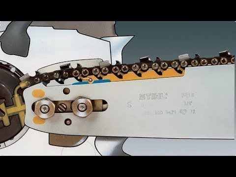 Видео: Масло не поступает на цепь на бензопиле STIHL MS 250.  Замена маслонасоса