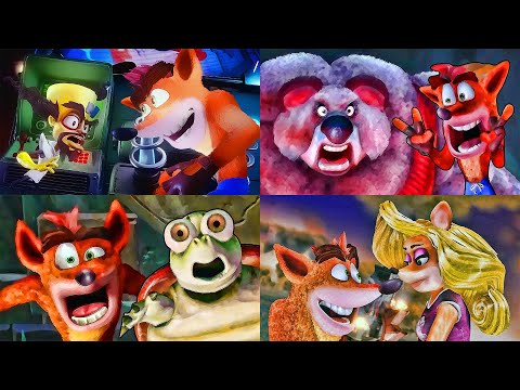 Видео: Crash Bandicoot 1 - НАЧАЛО ИСТОРИИ КРЭША - Полное прохождение игры - Все самоцветы