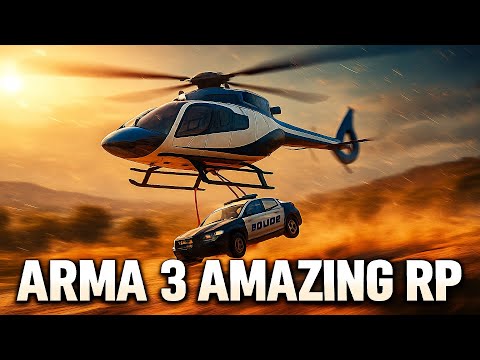 Видео: Arma 3 Amazing RP — Вертолет Против Полиции!