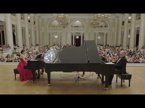 Видео: Фортепианный марафон русской музыки. ПетРо Дуэт (АНАСТАСИЯ РОГАЛЕВА, ДМИТРИЙ ПЕТРОВ)