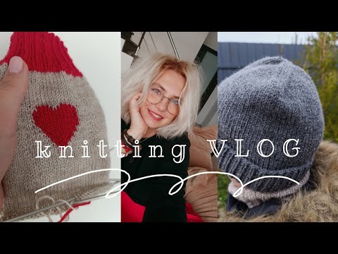 Видео: Вязание спицами: детская шапка, банные аксессуары и интарсия на носке