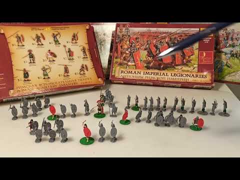Видео: Солдатики! Римская вспомогательная пехота I-II A.D.