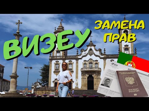 Видео: Как поменять права в Португалии быстро | Город Визеу, наши впечатления + павлин 🦚
