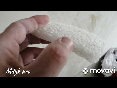 Видео: Штукатурка гипсовая, слой 7см, процесс монтажа.