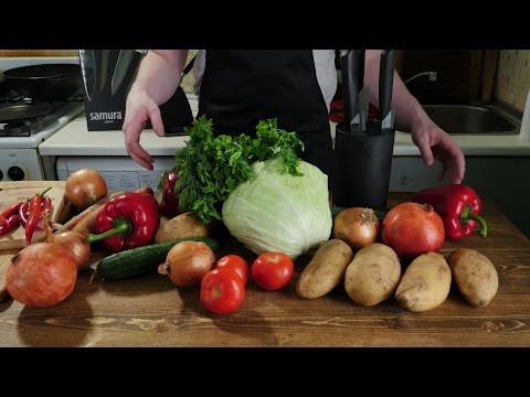 Видео: Как порезать овощи не потеряв пальцы?