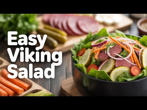 Видео: Салат ВИКИНГ: Простой рецепт вкусного мясного салата!