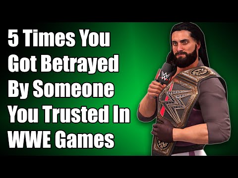 Видео: 5 случаев, когда вас предал тот, кому вы доверяли в играх WWE